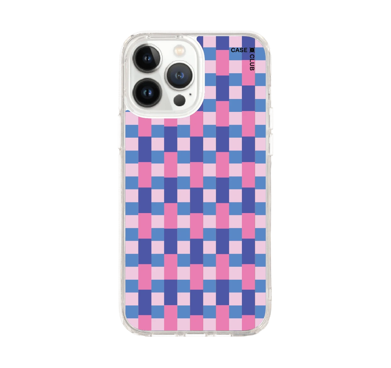 blue & pink multi color tile